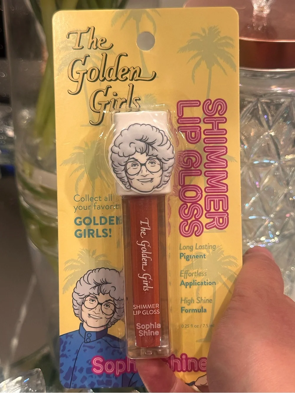 The Golden Girls Sophia Shine Shimmer Lip Gloss NEW SEALED Enchante Collectible